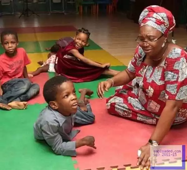 Photos: Abimbola Fashola hosts Christmas party for children living with disabilities
